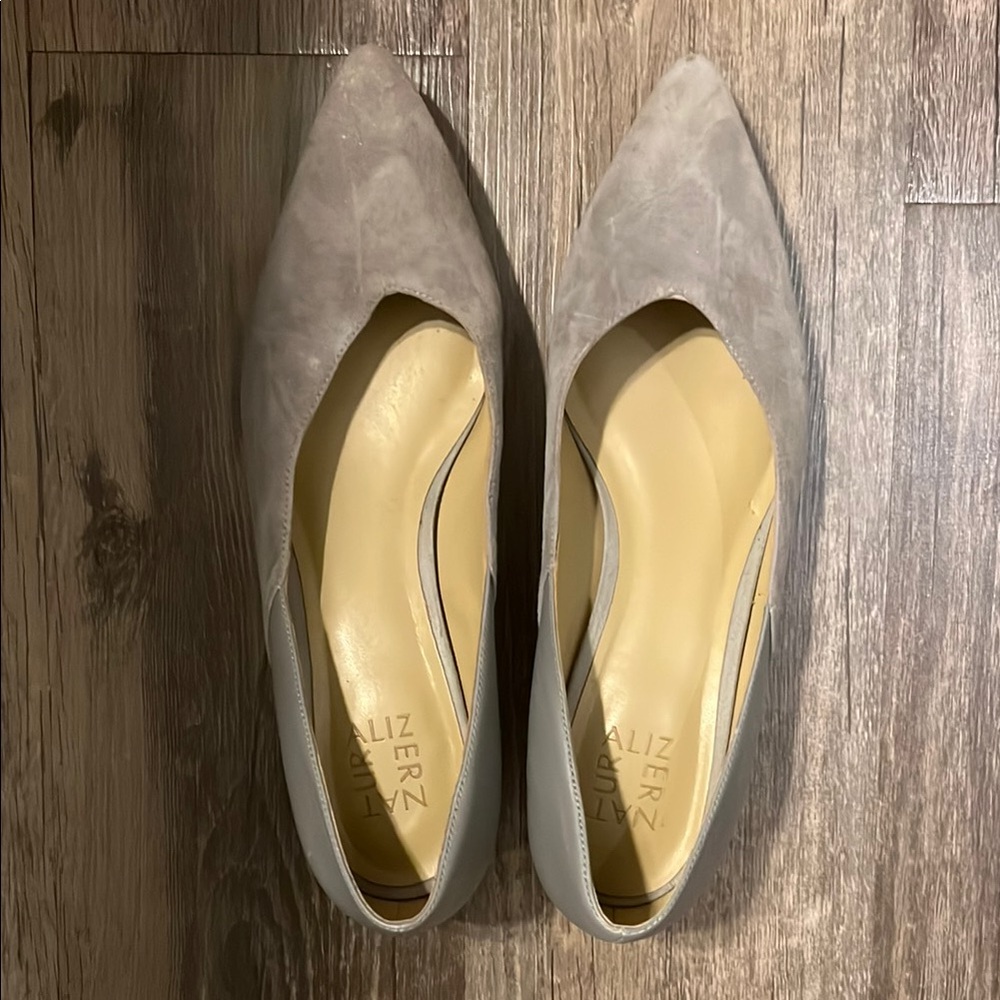 Naturalizer Women's Taupe Suede Loafers